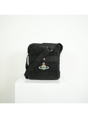 Vivienne Westwood Black Messenger Bag